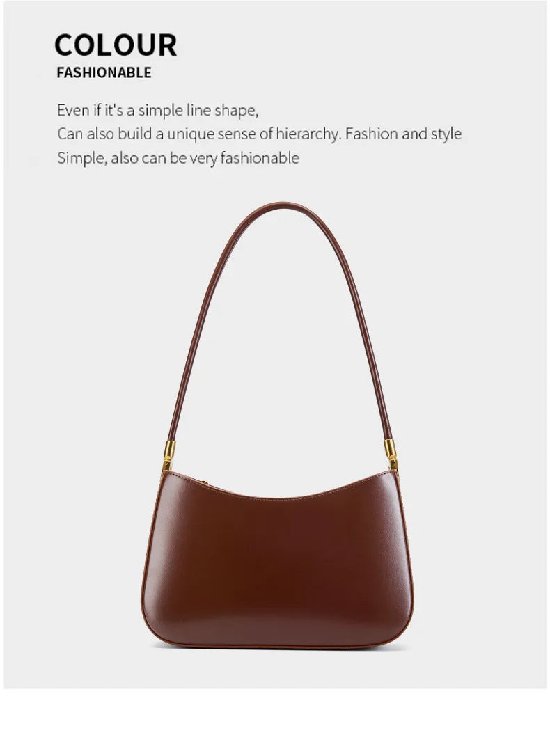 **Bolso Elegante para Mujer en Cuero Split | Cartera Designer Tote y Crossbody Fashion de Gran Capacidad**