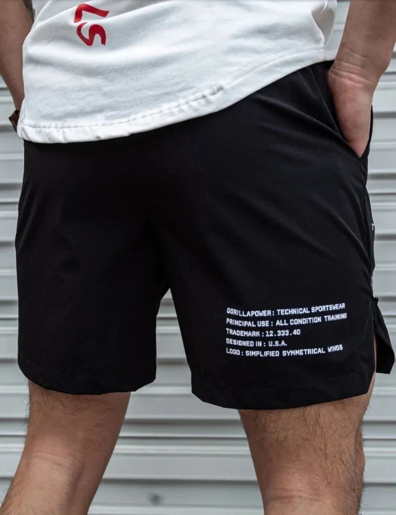 **Short Deportivo Hombre Quick Dry | Pantalón Corto Ligero para Gym, Running y Entrenamiento**