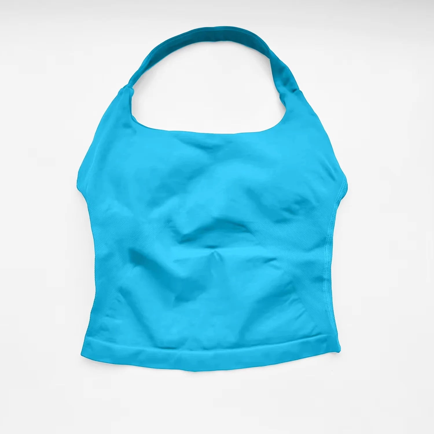 Top Deportivo Mujer Halter con Acolchado Extraíble – Yoga y Fitness