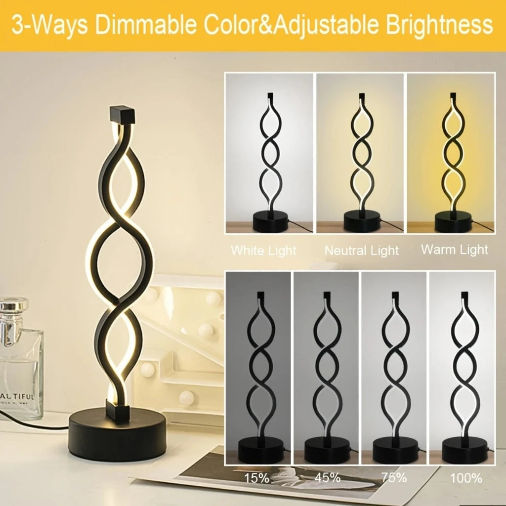 💡 Lámpara LED de Mesa RGB Cambiante USB | Luz Decorativa Ajustable para Dormitorio y Sala Modernar