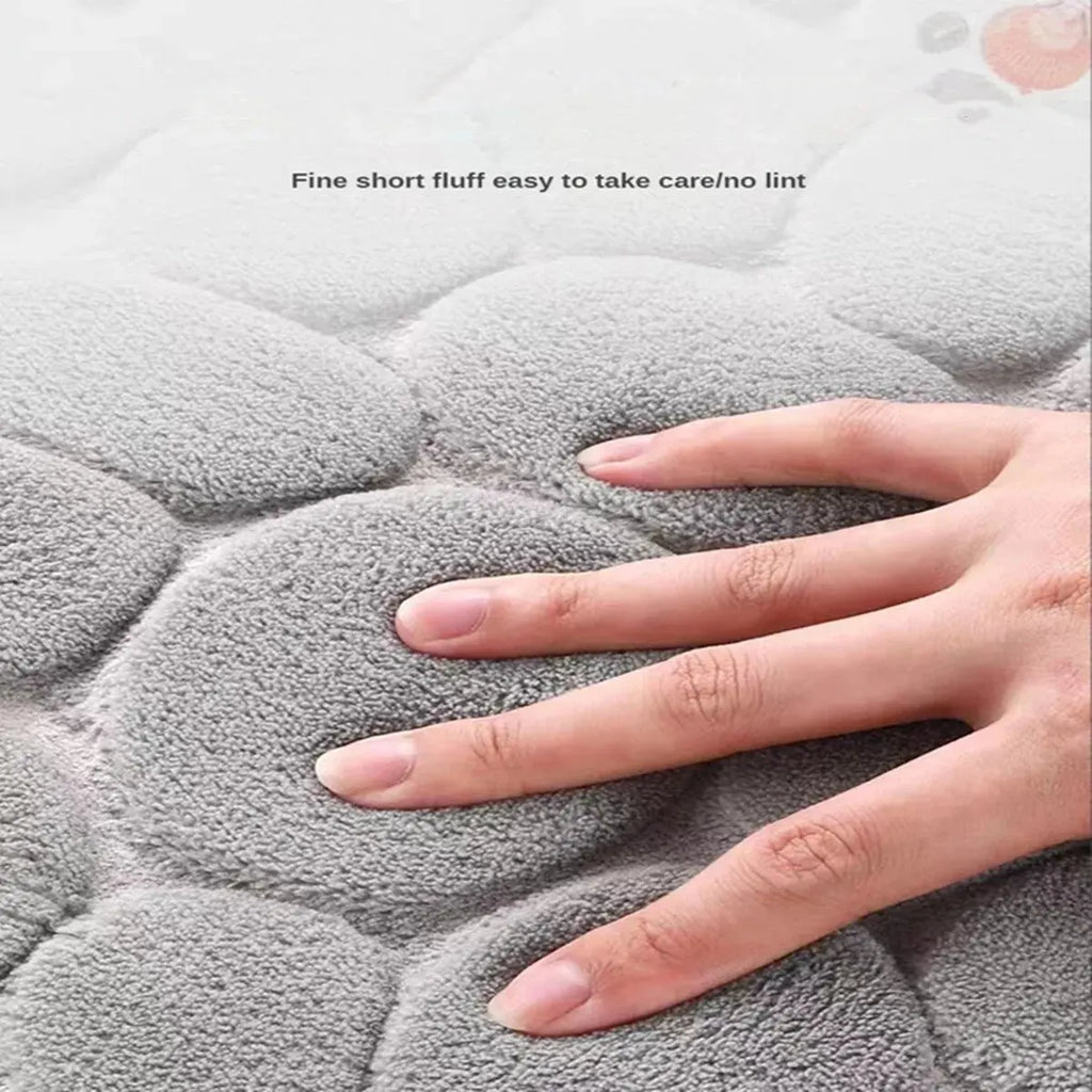 🏡 Tapete de Cocina Antideslizante Suave Diseño Piedra | Alfombra Absorbente Lavable para Hogar